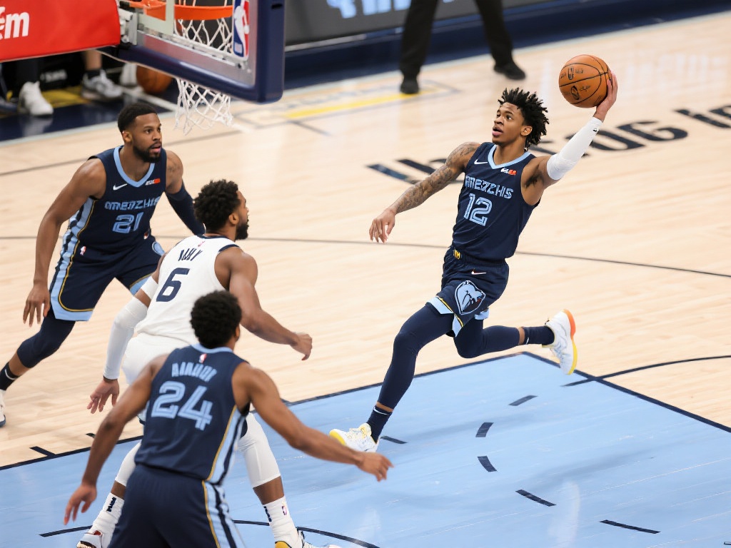 精彩对决:湖人迎战灰熊,莫兰特表现亮眼 虽然莫兰特是决定比赛胜负的关键,但灰熊队